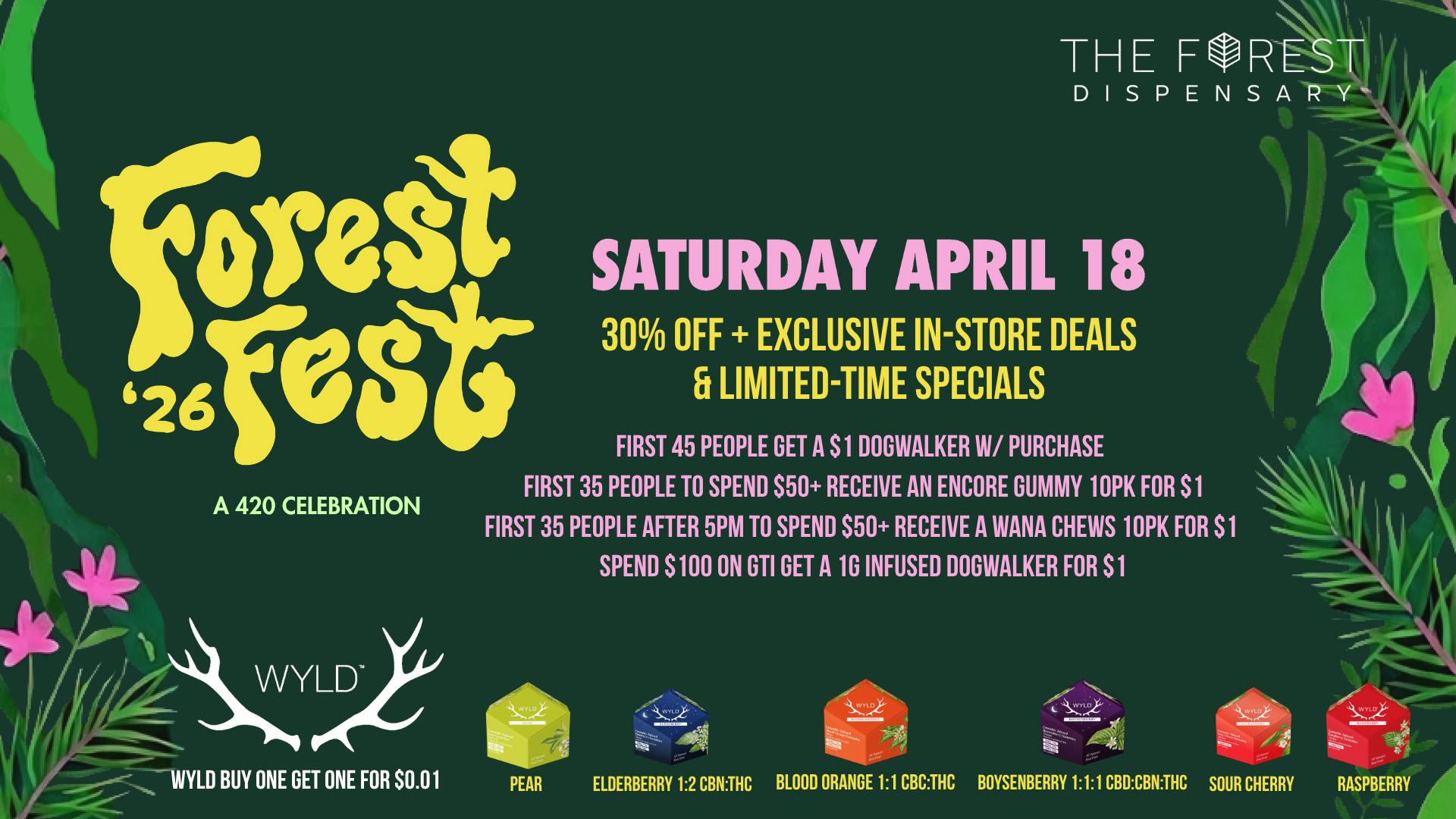 The Forest Baltimore Forest Fest 30% Off Storewide
