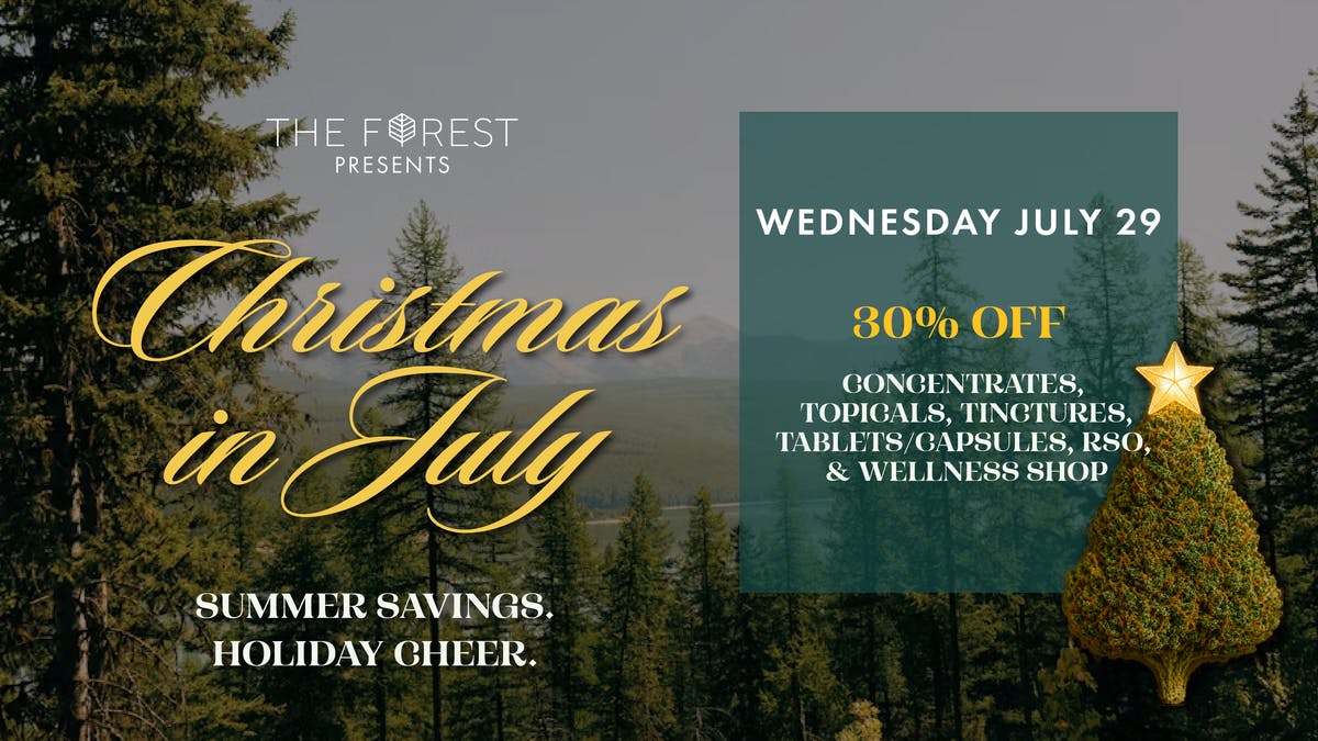 The Forest Baltimore 30% Off All Concentrates, Tinctures, Topicals &RSO