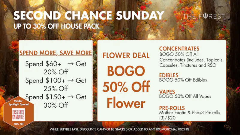 The Forest Baltimore Second Chance Sunday Up To 30% Off House Pack