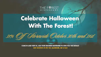 The Forest Baltimore Halloween At The Forest! 31% Off Storewide!!!