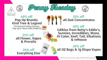 Trilogy Wellness FREE DONUTS + 40% OFF KIND TREE & LEGEND