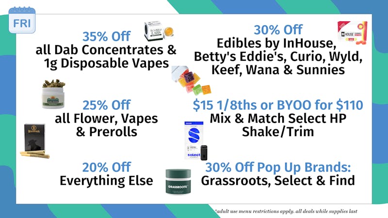 Trilogy Wellness 25% off all Flower, Vapes & Prerolls + MORE!