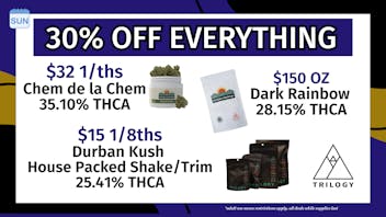 Trilogy Wellness 30% off Everything!