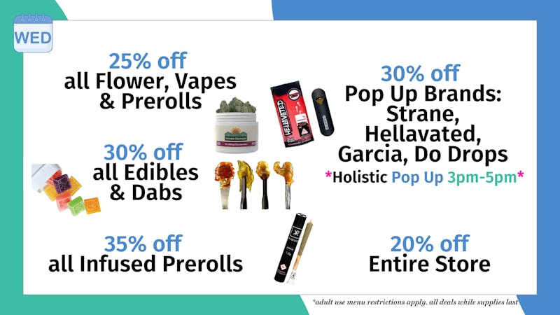 Trilogy Wellness 25% OFF ALL FLOWER, VAPES & PREROLLS