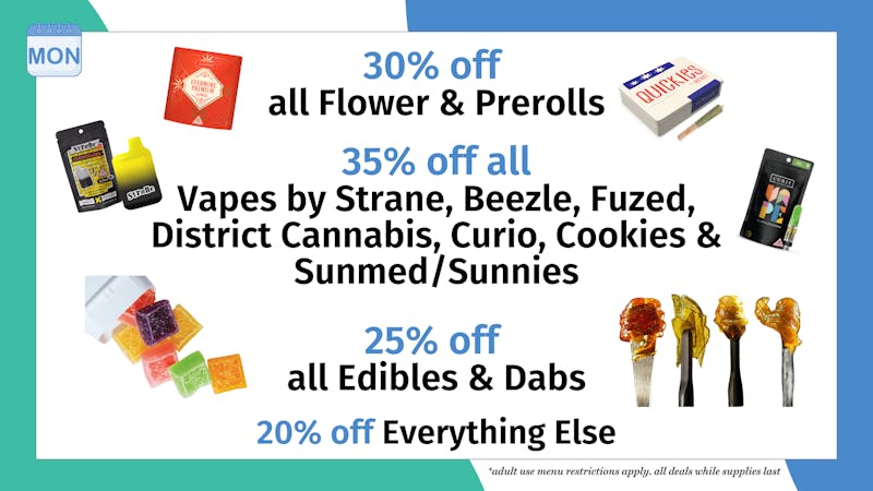 Trilogy Wellness 30% OFF ALL FLOWER & PREROLLS