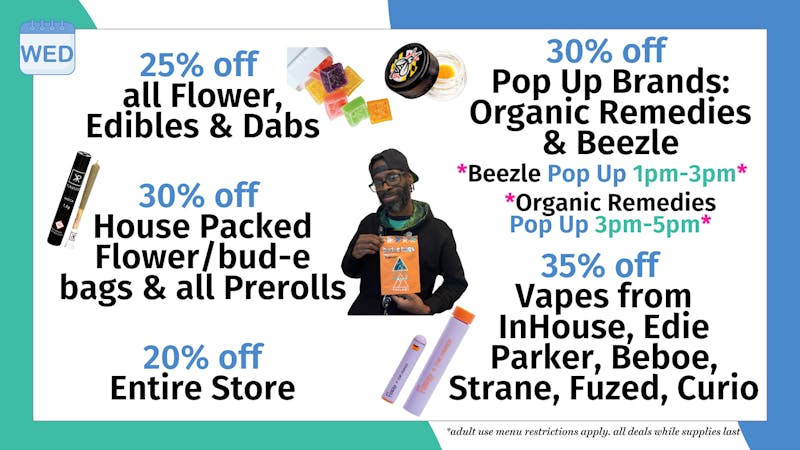Trilogy Wellness 30% off all House Packed Flower & all Prerolls