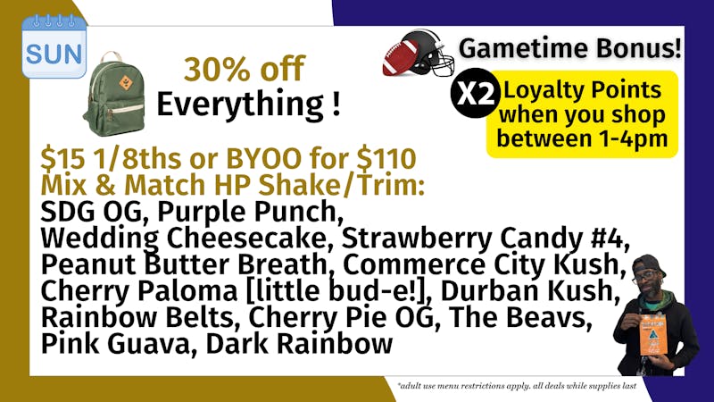 Trilogy Wellness DOUBLE LOYALTY POINTS 1-4PM & 30% OFF EVERYTHING