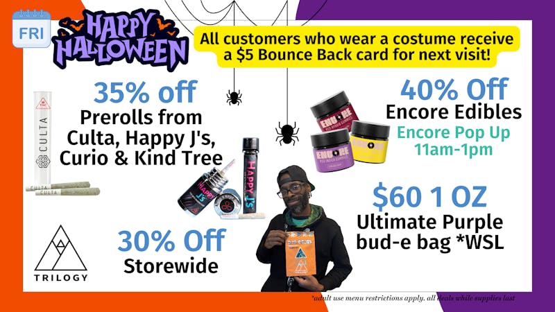 Trilogy Wellness $60 1 OZ Ultimate Purple bud-e bag w/ Free Lighter