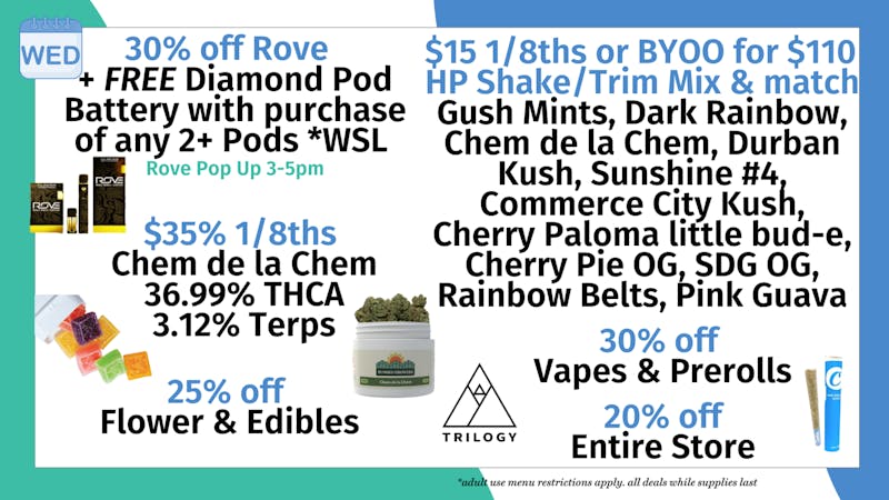 Trilogy Wellness 30% OFF ROVE + FREE BATTERY W/ YOU BUY 2 ROVE PODS