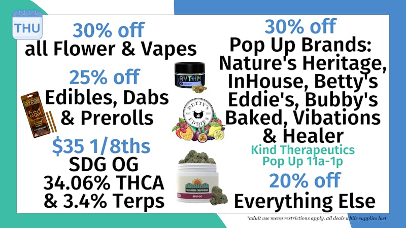 Trilogy Wellness 30% OFF ALL FLOWER + VAPES