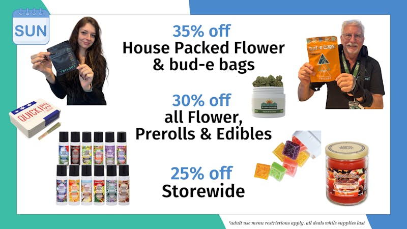 Trilogy Wellness 30% OFF FLOWER, PREOLLS + EDIBLES