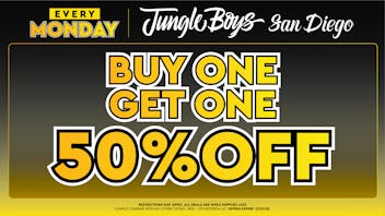 Jungle Boys San Diego Every Monday until 12/31