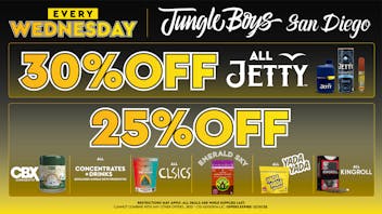 Jungle Boys San Diego Every Wednesday until 12/31
