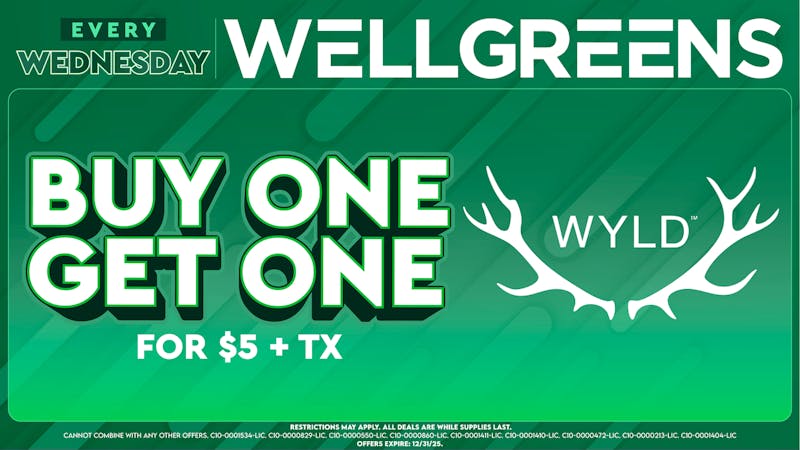Wellgreens - Vista - Marijuana Weed Dispensary Every Wednesday Until 12/31!!