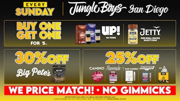 Jungle Boys San Diego Every Sunday Until 12/31