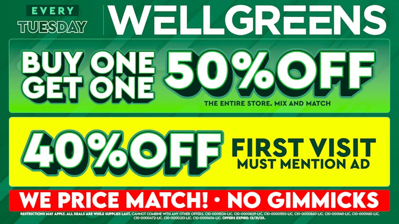 Wellgreens - City Heights / Normal Heights - Marijuana Weed Dispensary Every Tuesday Until 12/31