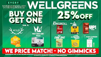 Wellgreens - City Heights / Normal Heights - Marijuana Weed Dispensary Every Wednesday until 12/31