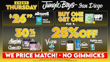 Jungle Boys San Diego Every Thursday Until 12/31