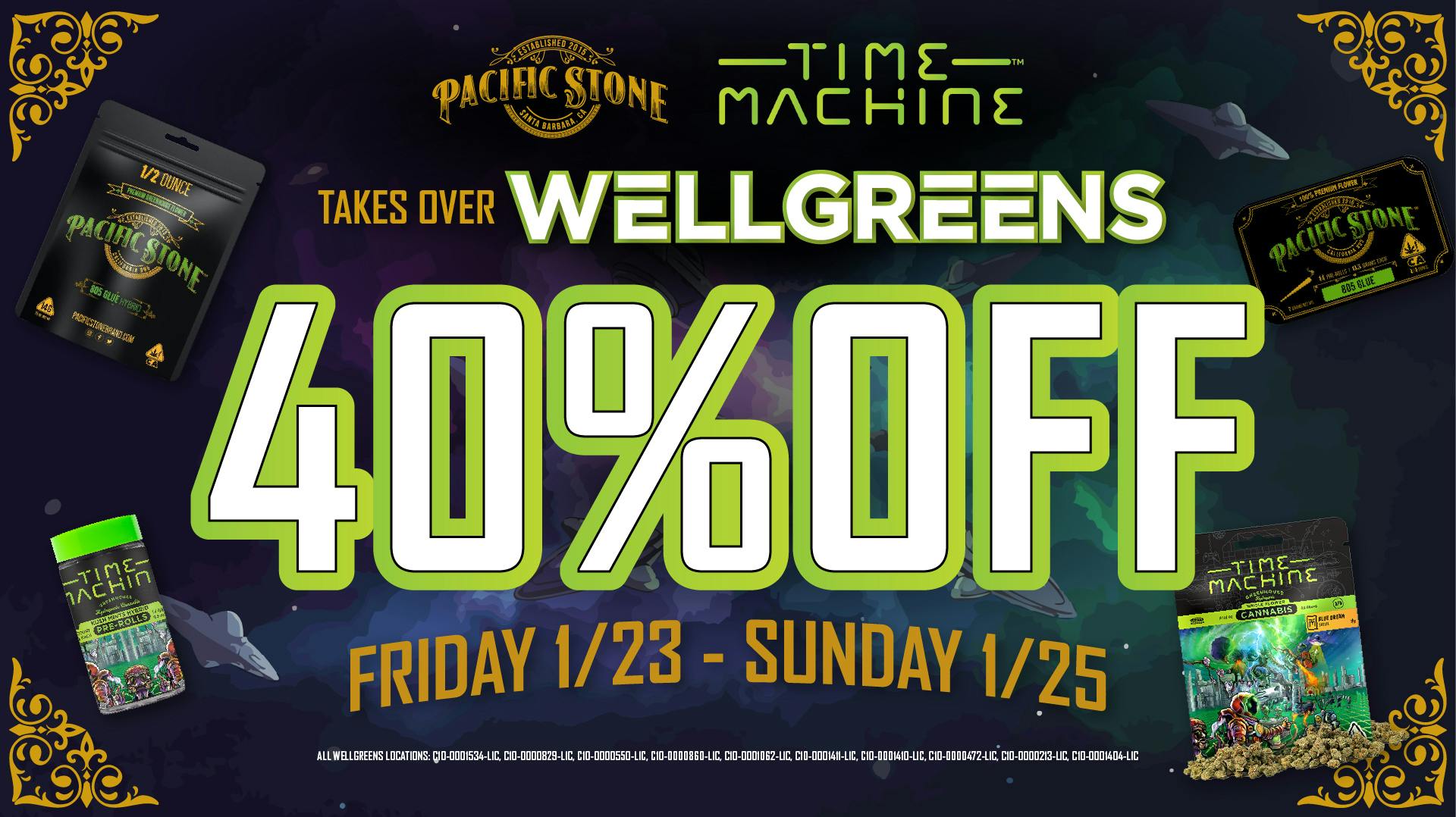 Wellgreens - City Heights / Normal Heights - Marijuana Weed Dispensary Pacific Stone & Time Machine Takeover Deal