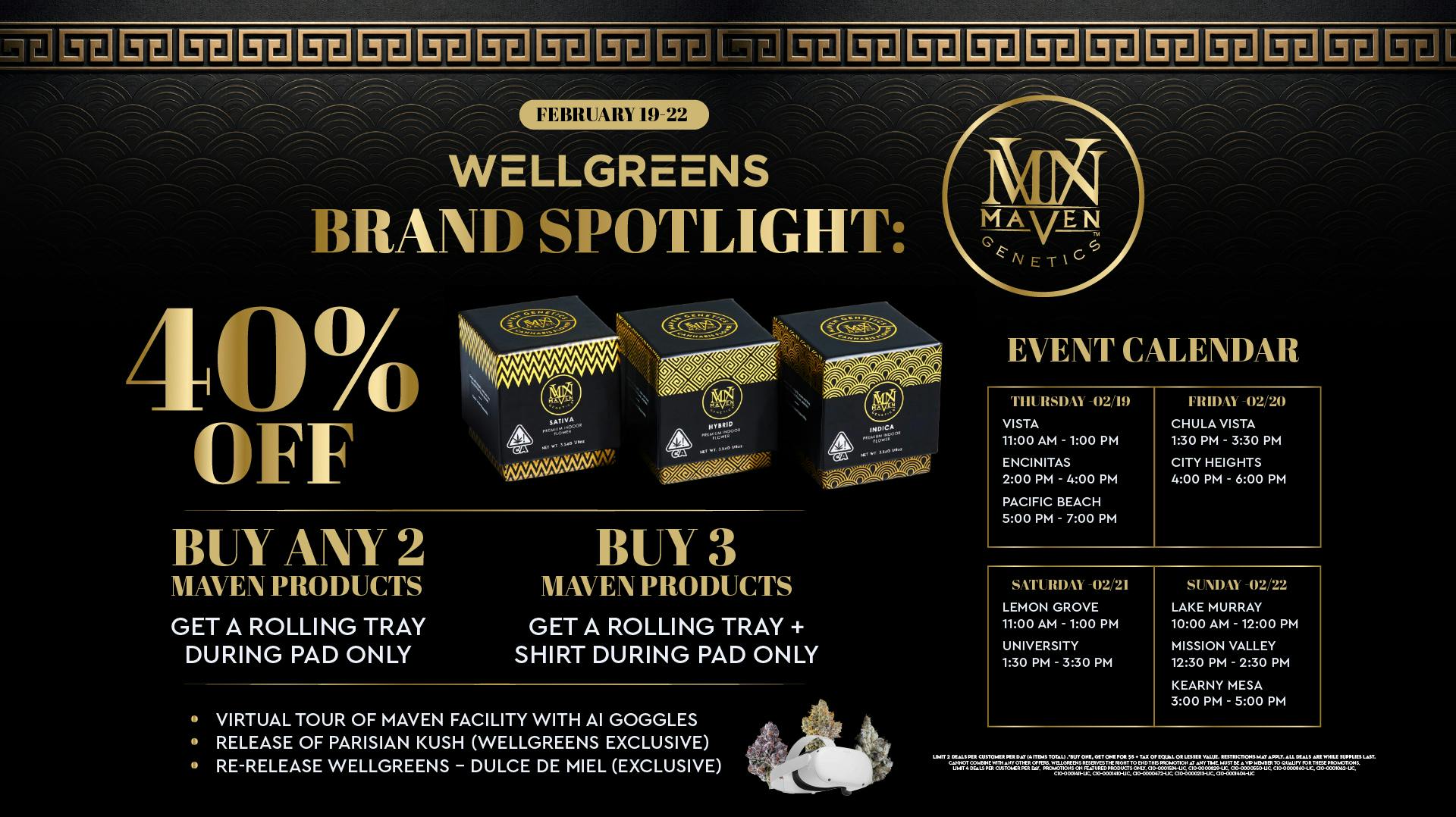 Wellgreens - La Mesa - Marijuana Weed Dispensary Maven Weekend Deal