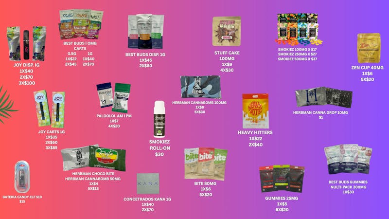 Buds Cannabis Dispensary APROVECHA NUESTRAS OFERTAS DE SEPTIEMBRE!