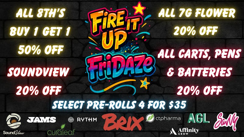 420 Warehouse 🔥 Fire It Up FriDaze 🔥
