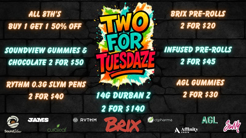 420 Warehouse 🎉 Two For TuesDaze 💨