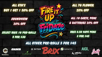 420 Warehouse 🔥 Fire It Up FriDaze 🔥