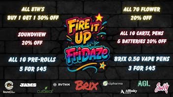 420 Warehouse 🔥 Fire It Up FriDaze 🔥