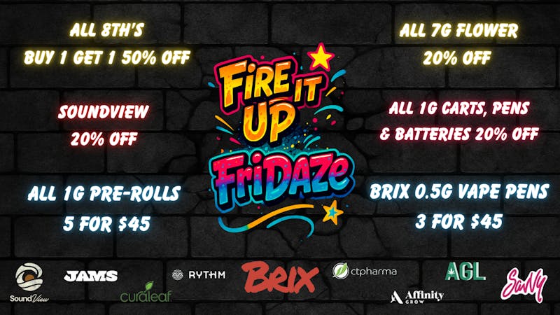 420 Warehouse 🔥 Fire It Up FriDaze 🔥