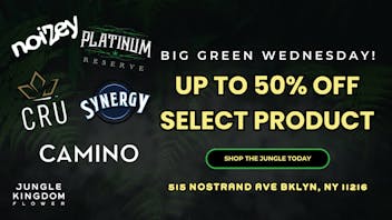 Jungle Kingdom Flower Co. Delivery Green Wednesday Deals at The Jungle