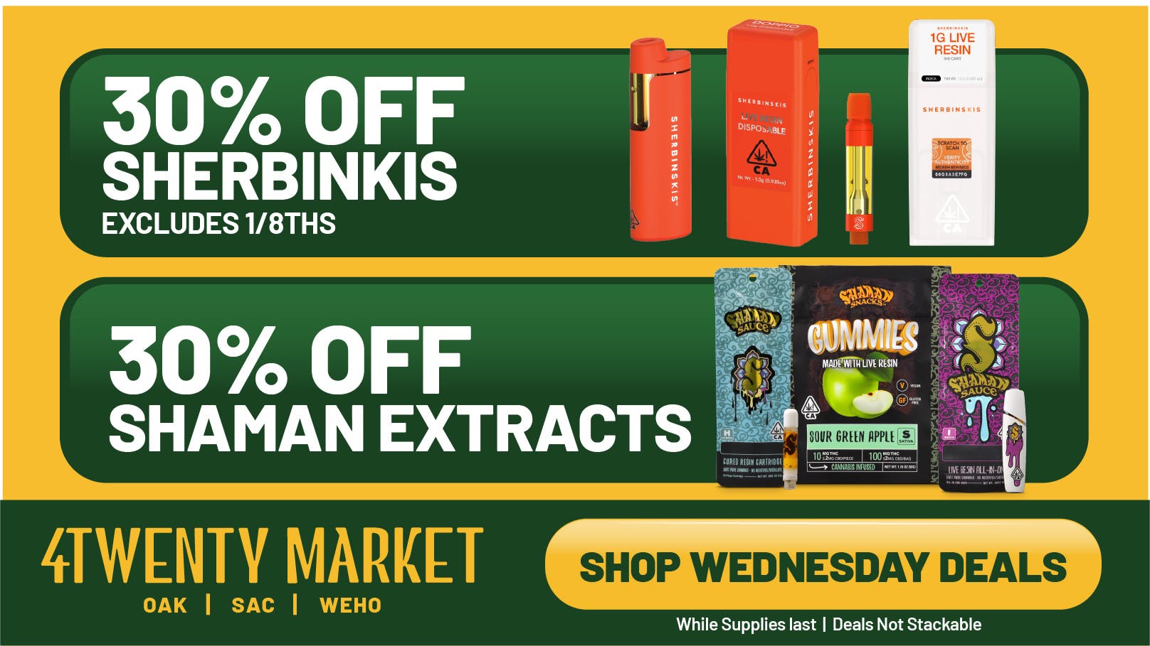 LAPCG x 4 Twenty Market Wednesday Deals at LAPCG