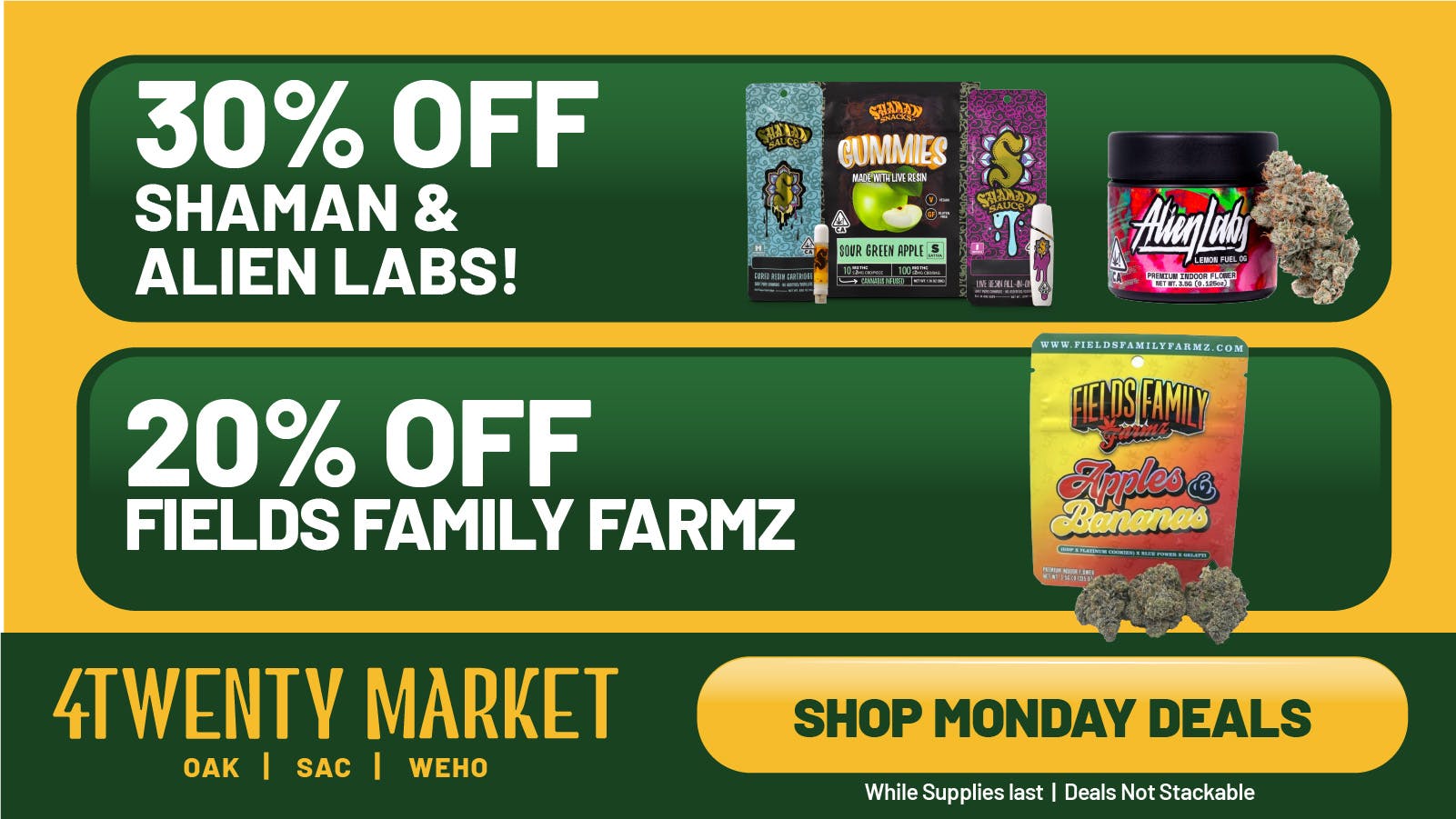 LAPCG x 4 Twenty Market Monday Deals at LAPCG