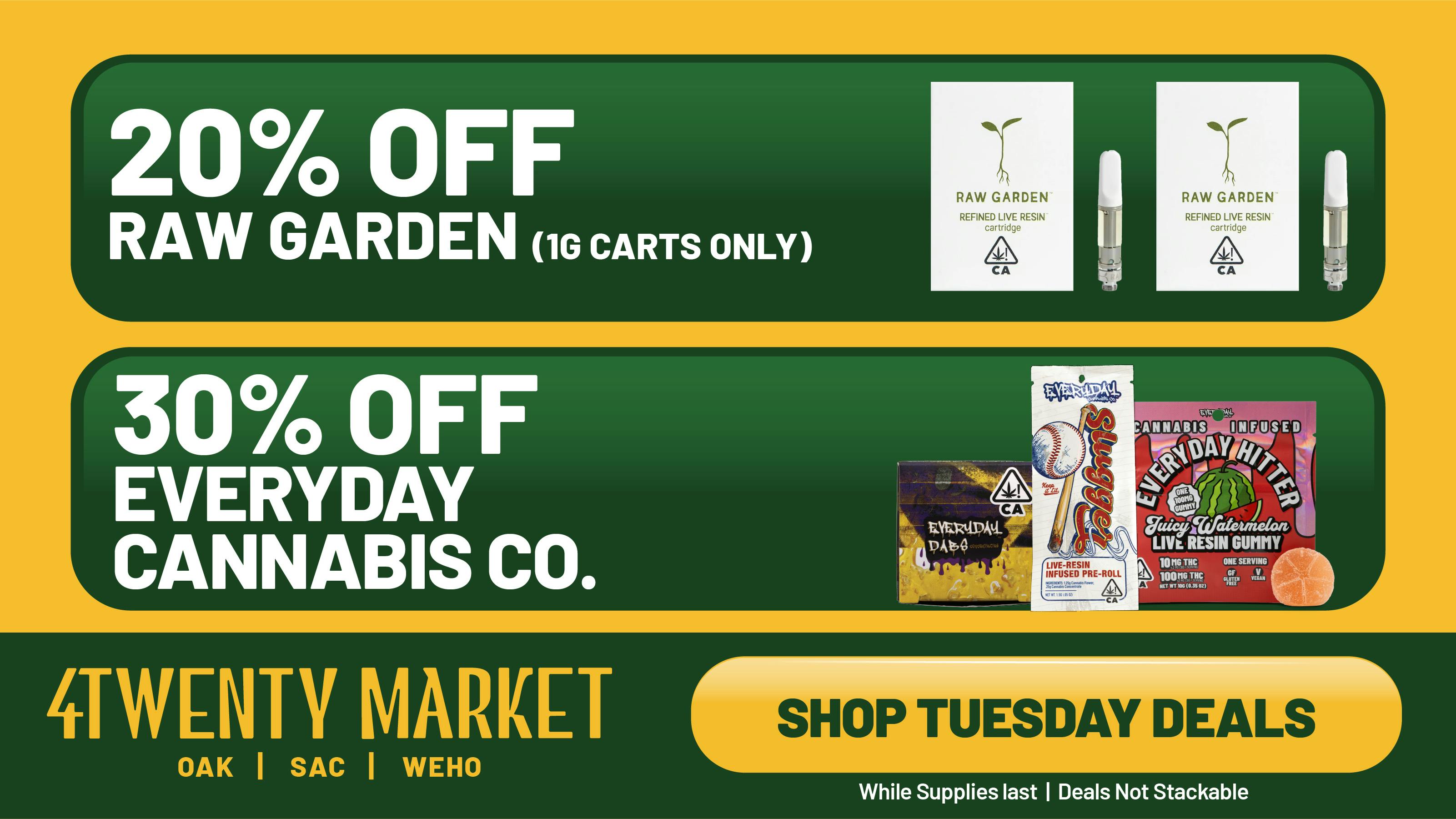 LAPCG x 4 Twenty Market Tuesday Deals at LAPCG