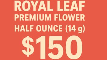 Happy Goat Dispensary : Rochester NY Half Ounce (14g) Royal Leaf Flower For $150