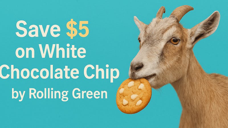 Happy Goat Dispensary : Rochester NY Save 5 On 1/8th (3.5g) White Chocolate Chip Flower