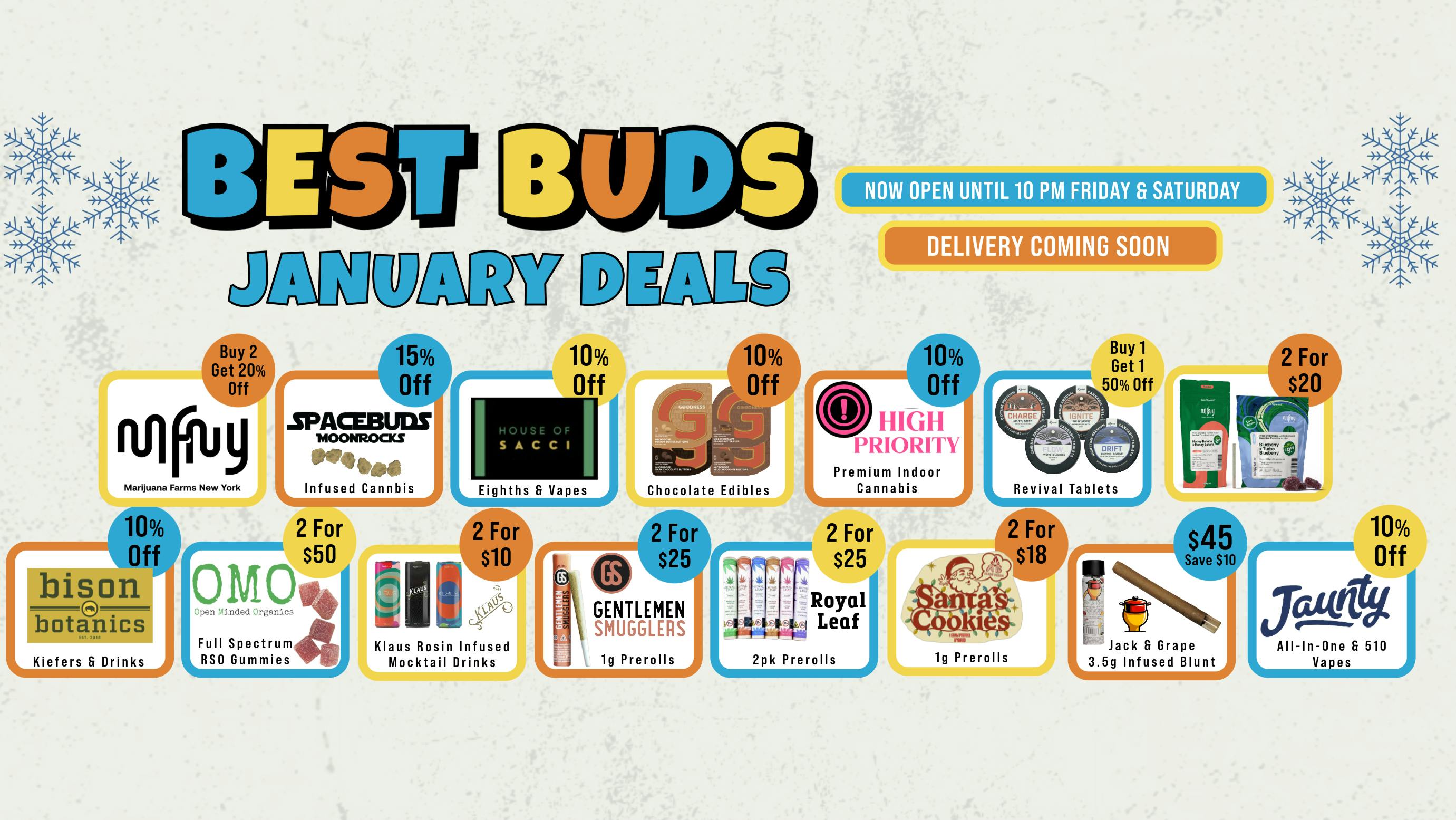 Happy Goat Dispensary : Rochester NY January Best Buds Deals