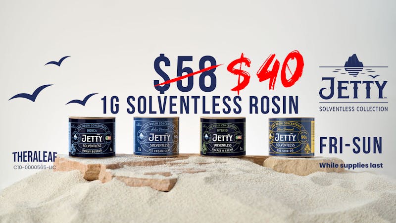 Theraleaf Jetty Rosins $40