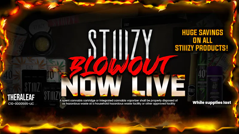 Theraleaf STIIIZY SALE LIVE