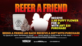 Theraleaf First Time Customer & Refer A Friend