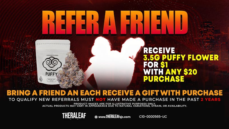 Theraleaf First Time Customer & Refer A Friend
