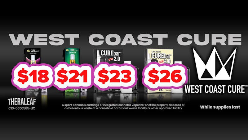 Theraleaf West Coast Cure Deal!!!