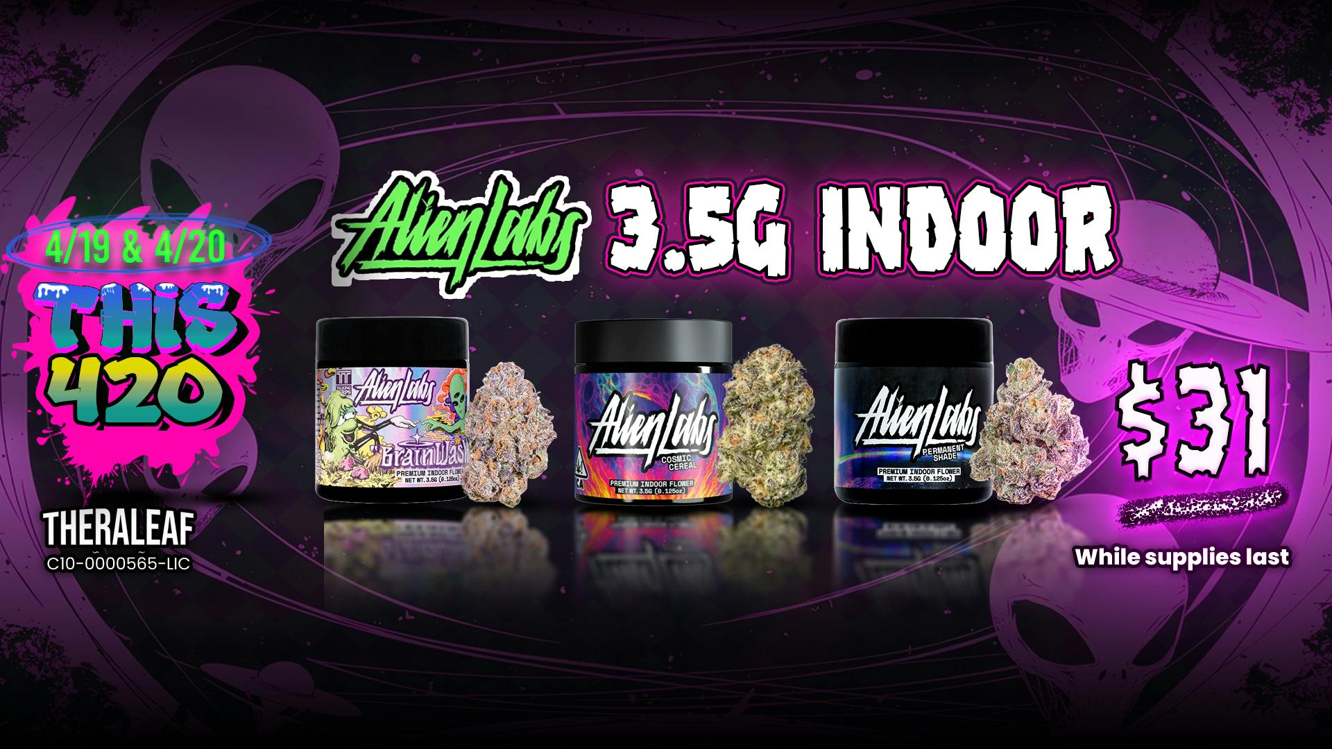 Theraleaf Alien Labs 3.5g $31