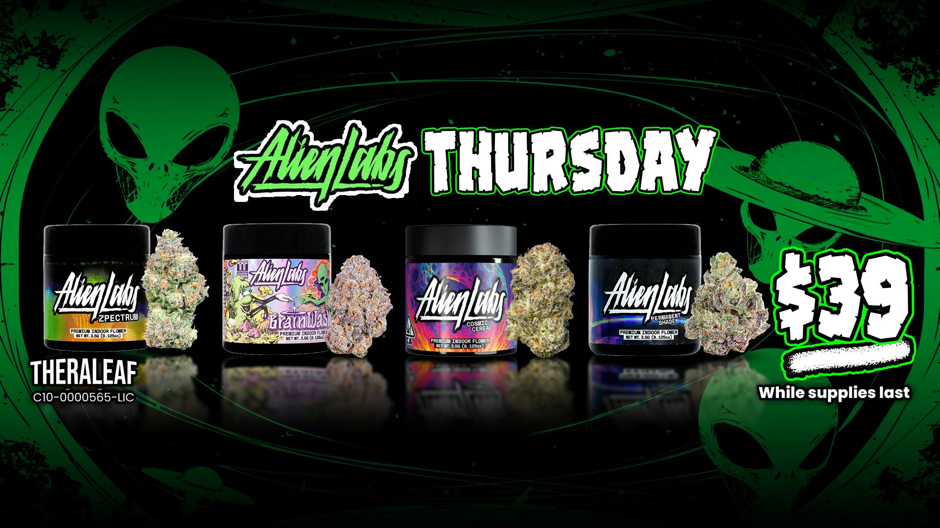 Theraleaf Alien Labs Thursdays