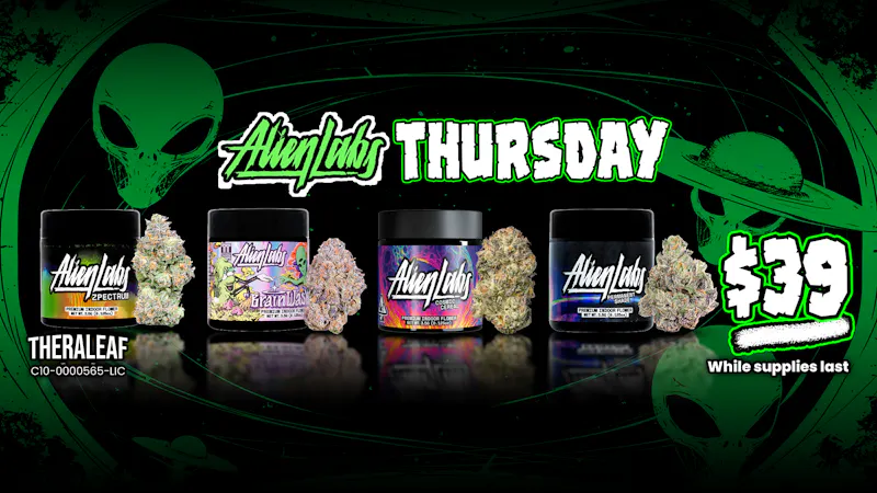 Theraleaf Alien Labs Thursdays