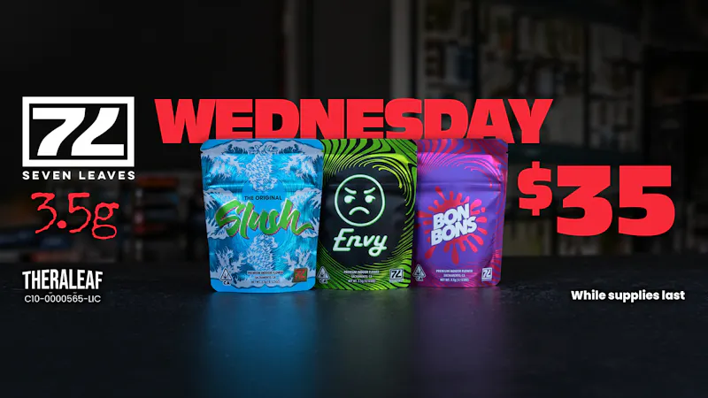 Theraleaf Seven Leaves - $35 Wednesdays