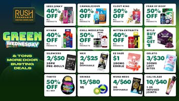 Rush Cannabis - Saline 🌱 GREEN WEDNESDAY IS HERE! 🌱