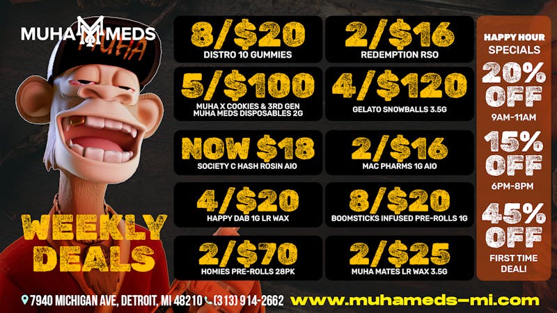 Muha Meds - Michigan Ave. MUHA MANDESS ALL MONTH!