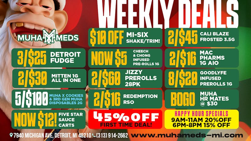 Muha Meds - Michigan Ave. CHRISTMAS DEPOT!