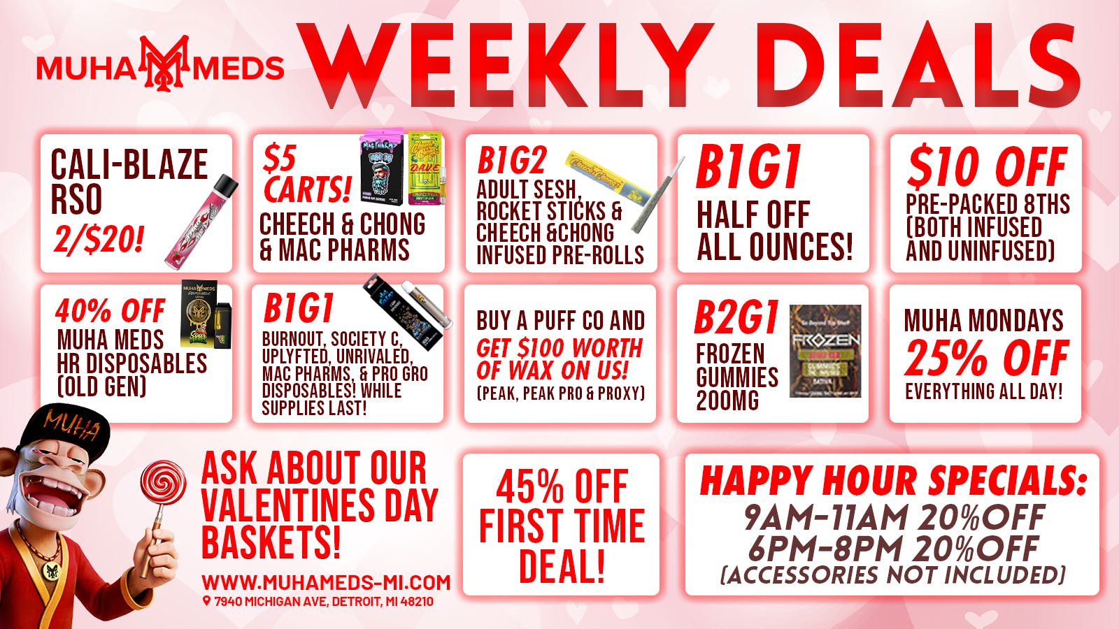 Muha Meds - Michigan Ave. MUHA MONDAYS 25 OFF!